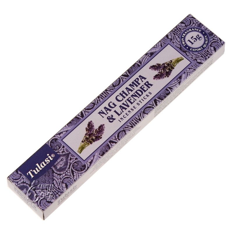 Tulasi Nag Champa Lavender indické vonné tyčinky 15 g