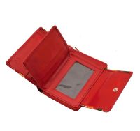 Dámská kožená peněženka Easy Sloni červená 13 x 10 cm