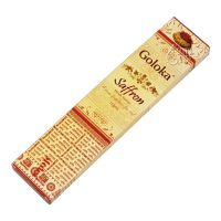 Goloka Saffron indické vonné tyčinky 15 g