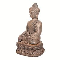 Soška Buddha resin 9 cm hnědý I