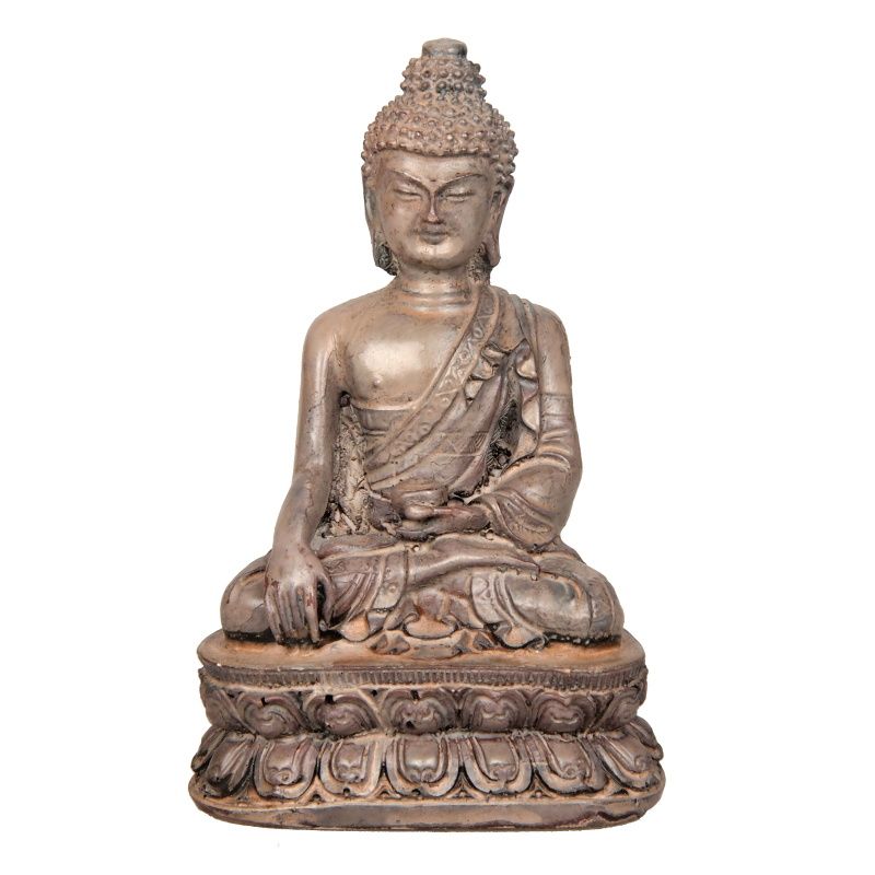 Soška Buddha resin 9 cm hnědý I