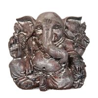 Soška Ganesh resin 6 cm hnědý