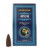 Ayurvedic Opium indické vonné františky tekoucí dým 10 ks