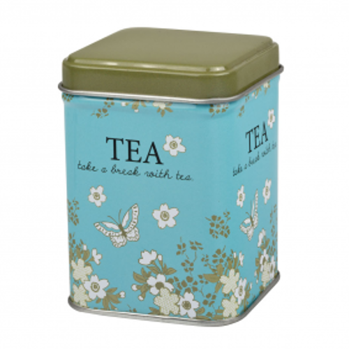 Dóza na čaj Blooming modrá 50 g plechová