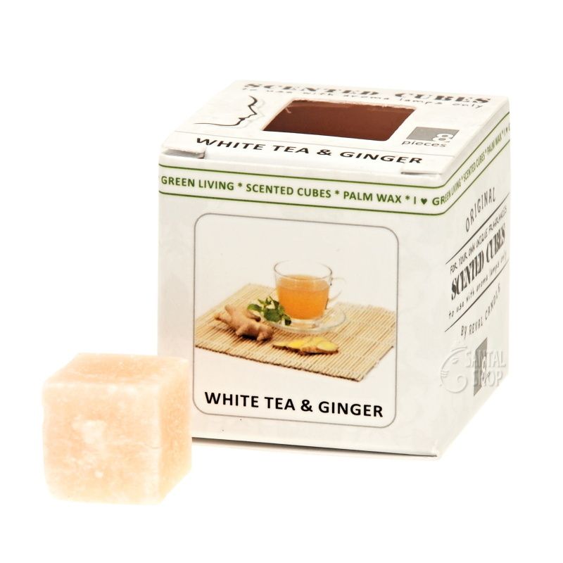 Vonný vosk do aromalampy Scented cubes White tea & Ginger