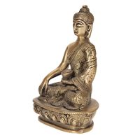 Soška kovová Buddha 13,5 cm IV