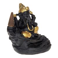 Stojánek na vonné františky backflow Ganesh