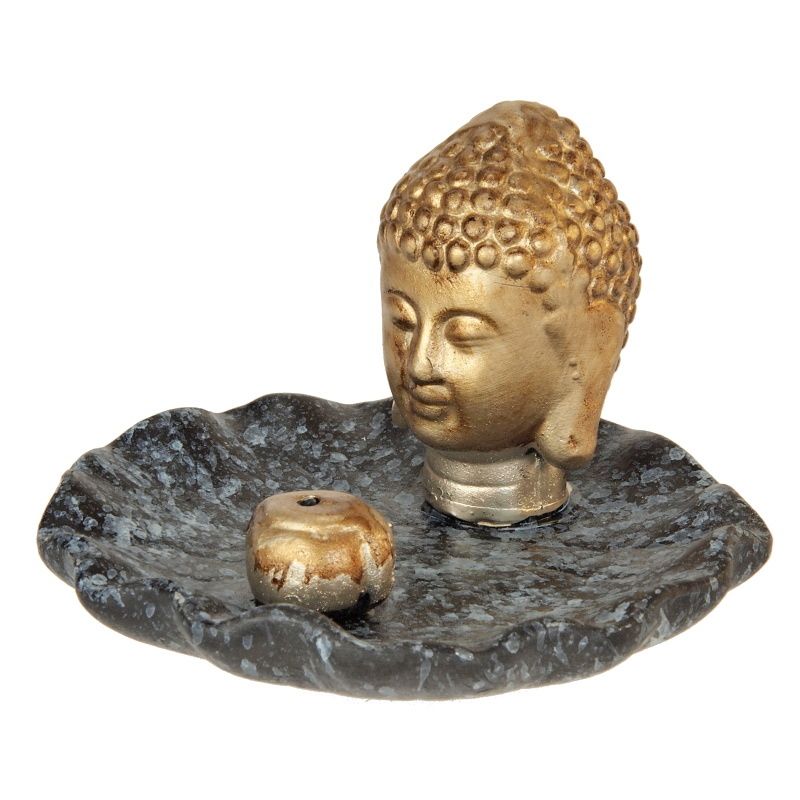 Stojánek na vonné tyčinky keramický Buddha 02
