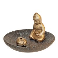 Stojánek na vonné tyčinky keramický Buddha 03