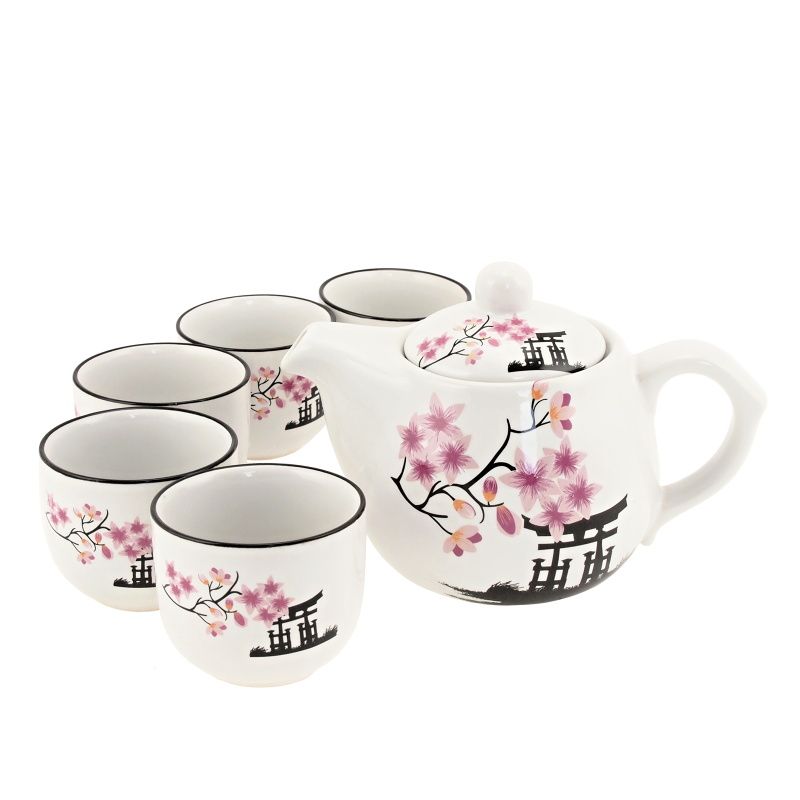 Čajová souprava Tea flower 0,5 l porcelánová