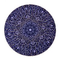 Korkové prostírání Mandala fialová 6 ks 10 cm