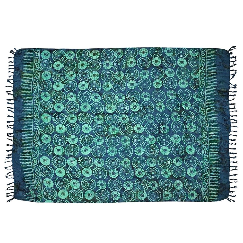 Šátek sarong pareo Louka zelený