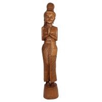 Soška Žena Sawadee dřevo 102 cm