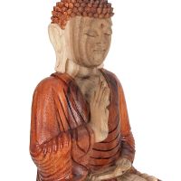 Soška Buddha dřevo 42 cm Vitarka