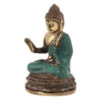 Soška Buddha kov 6,5 cm patina 01