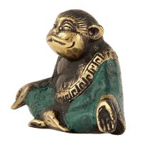 Soška Opice jóga kov 4,5 cm