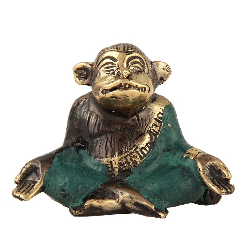 Soška Opice jóga kov 5,5 cm