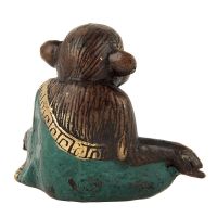 Soška Opice jóga kov 6 cm