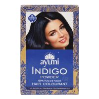 Ayumi Indigo přírodní barva na vlasy 100 g modročerná