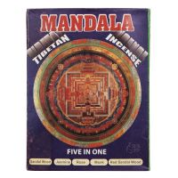 Mandala five in one tibetské vonné tyčinky 5 x 12 ks