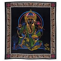 Přehoz Ganesh černý 220 x 210 cm 02