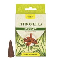 Tulasi Citronella backflow indické vonné františky 10 ks