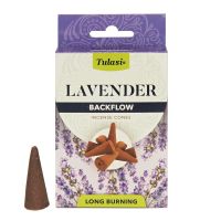 Tulasi Lavender backflow indické vonné františky 10 ks