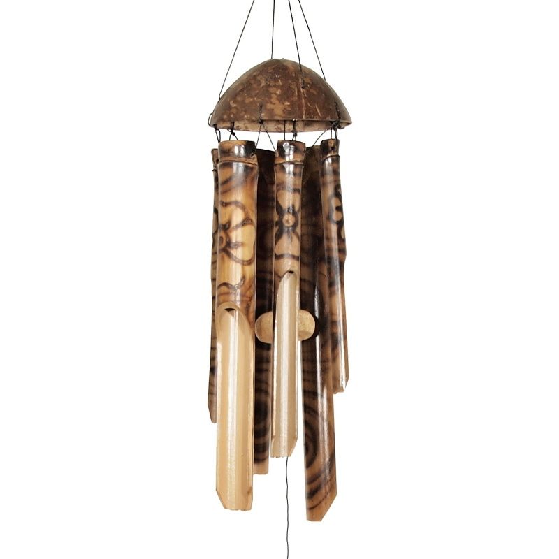 Zvonkohra bambusová dekor malá