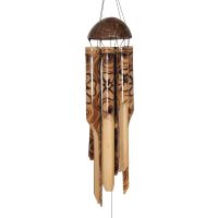 Zvonkohra bambusová dekor velká