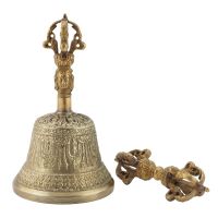 Dilbu tibetský zvonek 16 cm a dordže