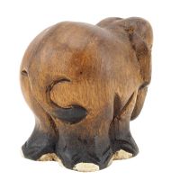 Soška Slon dřevo 09 cm stojící