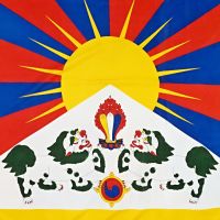 Tibetská vlajka 140 x 105 cm