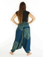 Kalhoty harémové Aladin Simple zelené