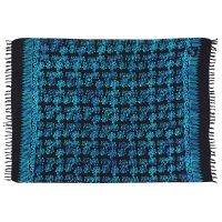 Šátek sarong Ohňostroj černo-modrý