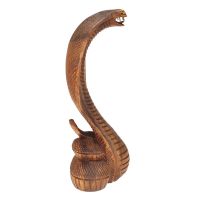 Soška Kobra dřevo 25 cm