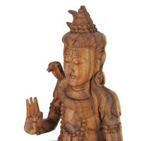 Soška Shiva dřevo 43 cm