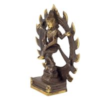 Soška Shiva Nataraja kov 13 cm patina 02