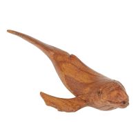 Soška Velryba keporkak dřevo 15 cm