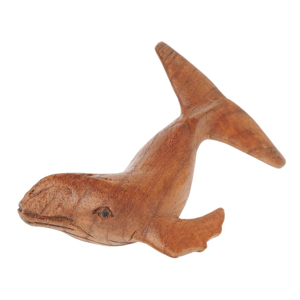 Soška Velryba keporkak dřevo 15 cm