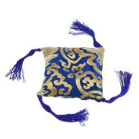 Podložka pod tibetskou mísu 12 x 12 cm modrá