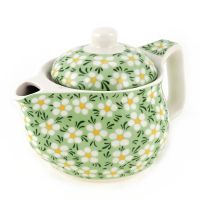 Čajová konvice Herb Daisy 0,35 l porcelánová zelená