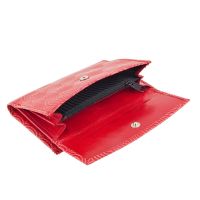 Dámská kožená peněženka Envelope Dračí kůže červená 14 x 10 cm