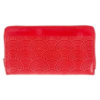 Dámská kožená peněženka Symmetry Dračí kůže červená 19 x 10 cm