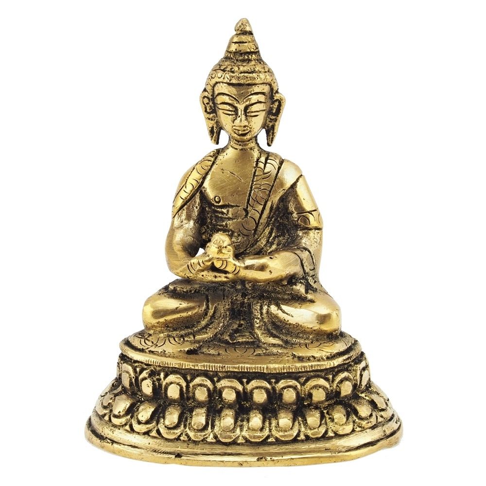 Soška Buddha kov 10 cm Amitabha