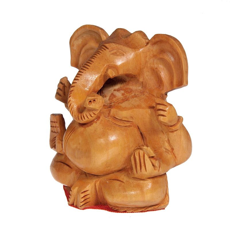 Soška Ganesh dřevo 8 cm