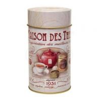 Dóza na čaj Maison des Thes 100 g kulatá plech
