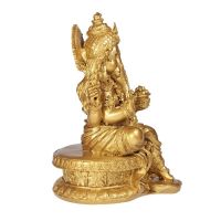 Soška Ganesh resin 20 cm zlatý